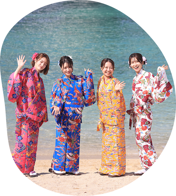 暑い沖縄でも快適「涼しい琉装」